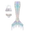 2024 New Mermaid Tails Swimsuit For Girls Kids Summer Mermaid Dress Swimming Pool Suit For Girls Little Mermaid Cosplay Costume Gifts