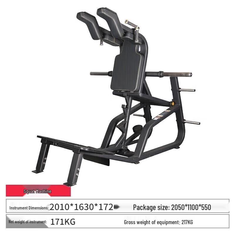 Yimai Integrated Hack Squat & Leg Press Machine CN Plug (adapter Included)