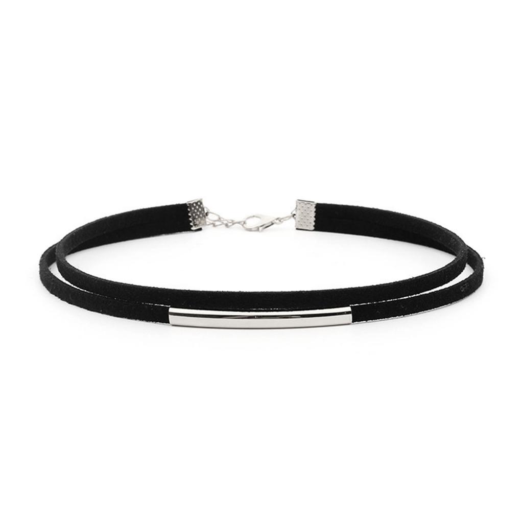 Black Lace Velvet Thorn Necklace For Women Gothic Punk Rock Choker Necklace Fashion Party Chokers Necklaces YK2 Jewelry Gifts