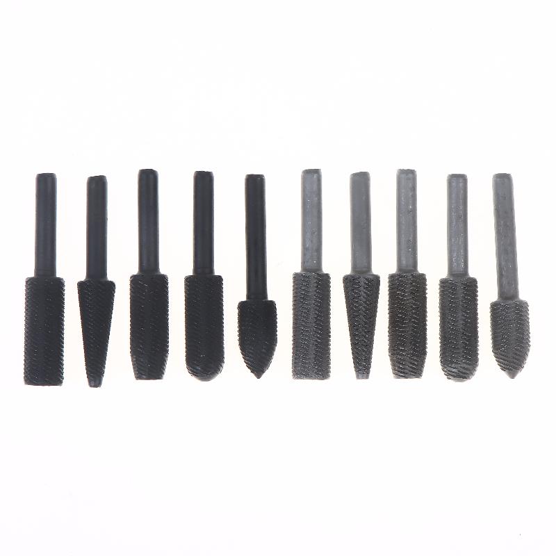 5Pcs Premium Burr Set - High-Speed Cutting, Wood Carving, Rotary Rasp Drill Bit Files For Woodworking, Carpentry, Engrav