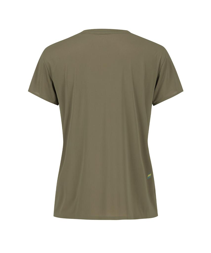SIERRA DESIGNS W) Meteor Air Mesh Short Sleeve Brown