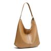 Women's Vegetable Tanned Lazy Wind Single Shoulder Armpit Bag Simple Tote Bag Large Capacity Commuter Single Shoulder Bucket Bag