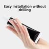 2Pcs Rust-Proof Wall Mounted Broom Stand Space Saving Mop Clip Rack Mop Storage Clamp  Kitchen