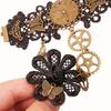 Women's Vintage Steampunk Gloves Wrist Cuff Gear Girls Jewelry Accessories Victorian Bracelets Costume Lace Handwear