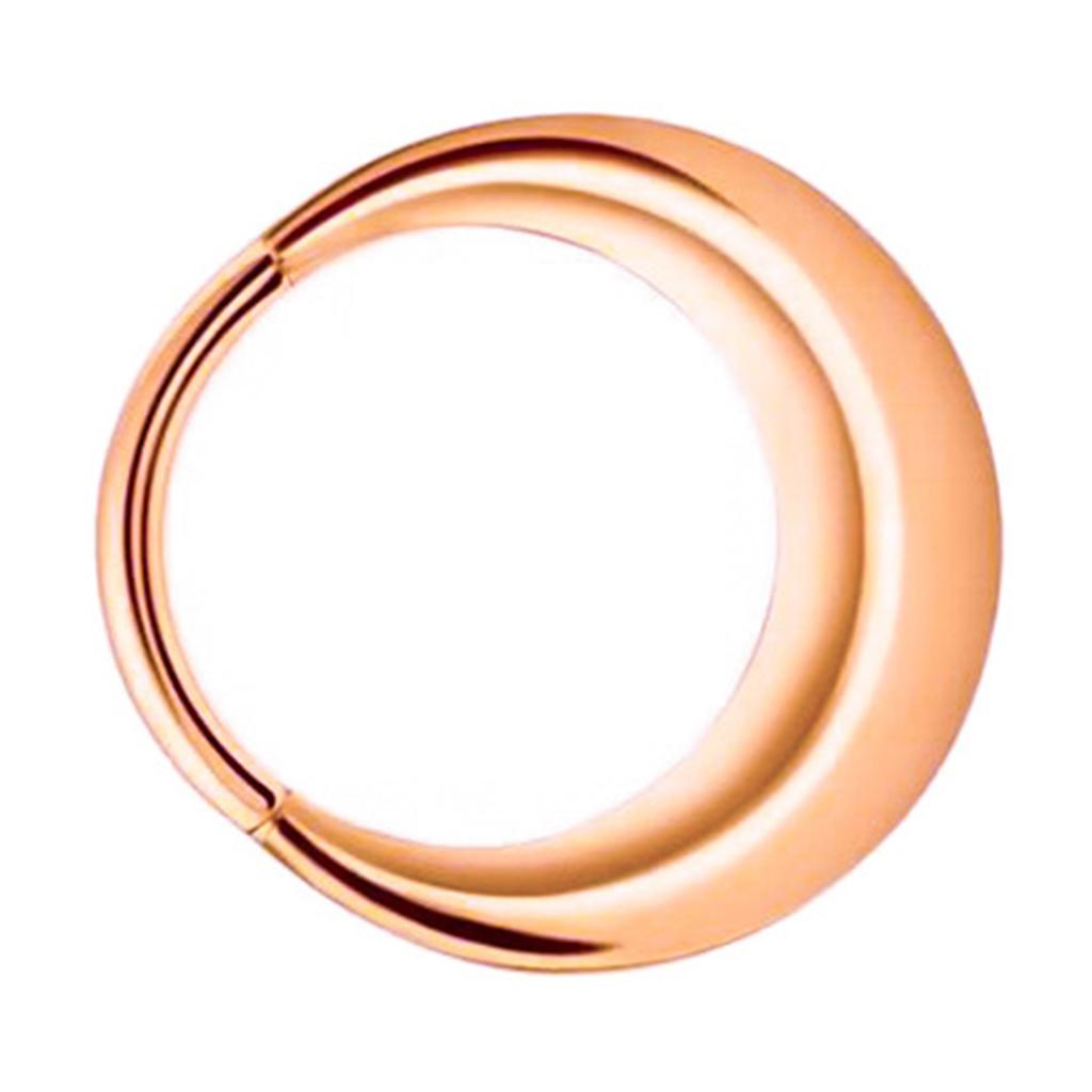 Segment Cartilage Nose Hoop Adornment Customizable Surgical Steel Nose Hoop Nose Rings Stylish Nose Clip Accessory