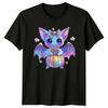 Cute Bat Pumpkin Halloween Holidays Unisexs TShirt Unisexs Tee Graphic Unisex