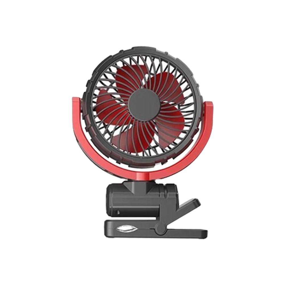 Hipacool Car Cooling Clamp Fan 2000mAh USB Rechargeable Fan Burshless Cooler 900° Rotatable Portable Cooling Tool Car Electronic