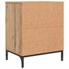 Nightstand Artisan Oak 49 X 36 X 61 Cm Particleboard
