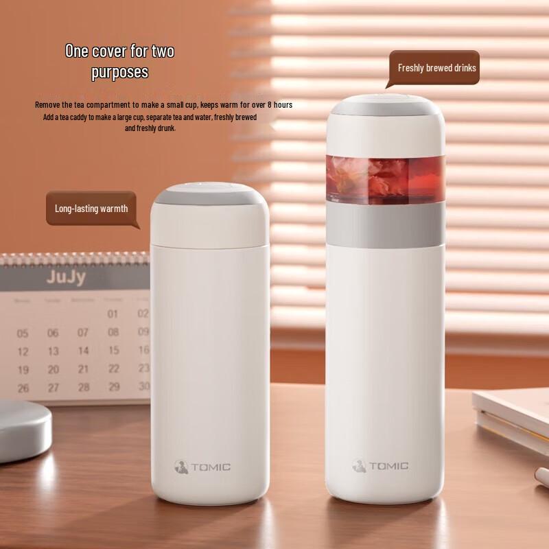 Temeke Ceramic Tea Infuser Thermos Mug