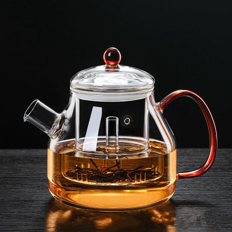 Tekanna Vattenflaska Svanhalsvattenkokare French Press Glas Med lock Termosflaska Hushållsapparat Köksredskap Elektrisk Gryta