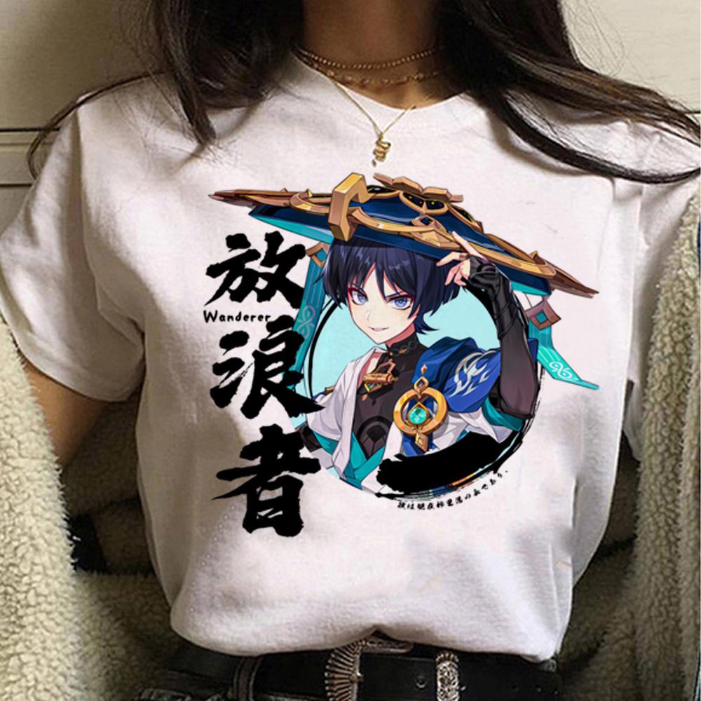 Genshin Impact T Shirt Unisex Harajuku Tshirt Unisex Harajuku Clothes