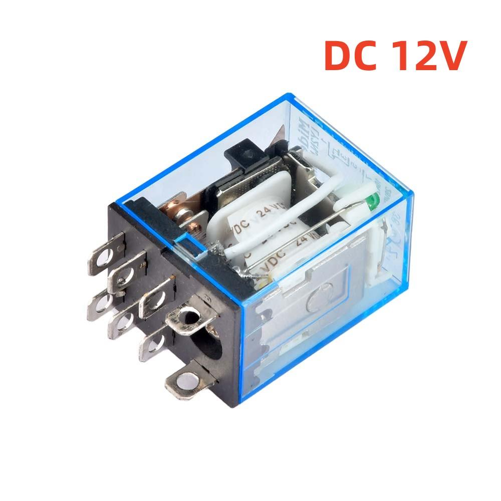 1pcs General Purpose LY2NJ HH62P Electronic Micro Electromagnetic Relay LED Lamp 10A 8 Pins Coil DPDT DC12V 24V AC110V 220V
