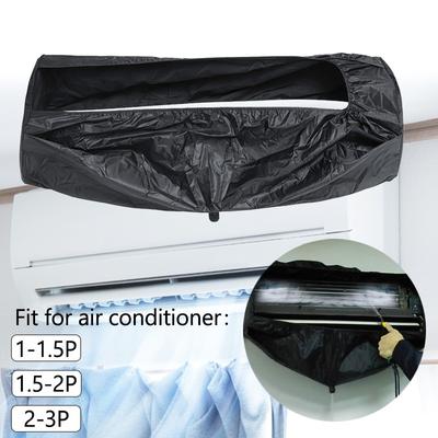 Funda de limpieza para aire acondicionado, lavable a máquina, para el hogar, 2-3 piezas, impermeable, para limpiar el aire acondicionado