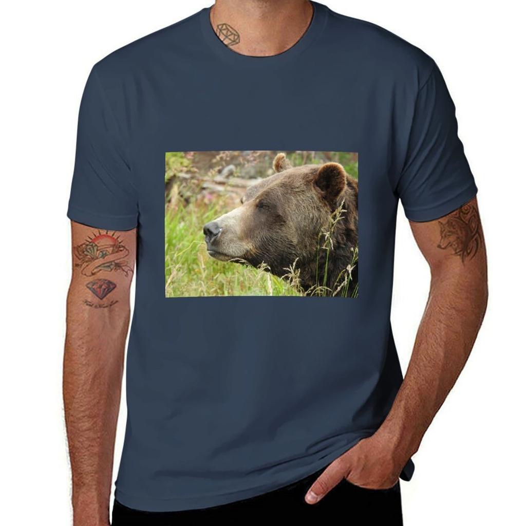 Alaskan Bear Tshirt Stylish Graphic Short Sleeve Top