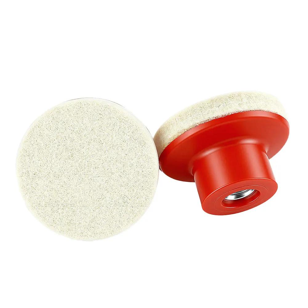 

1pc 50mm Wool Felt Polishing Pad Sanding Disc For Metal Wood Glass Marble Furniture Polishing Angle Grinder Accessories China Mainland