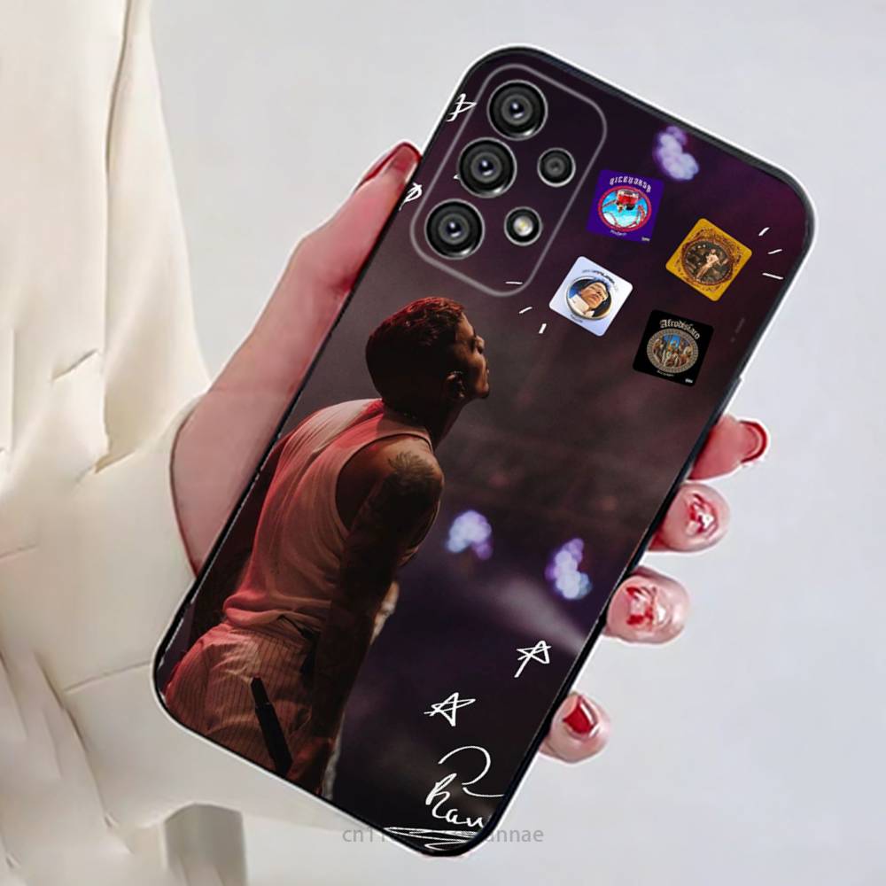 Singer R-Rauw Alejandro  Phone Case For Samsung Galaxy A13,21s,22,31,32,52,53,71,80,A91 Soft Black Shell
