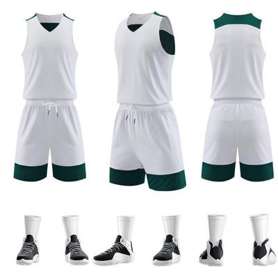 Children's Adult Double-sided Basketball Jersey, Primary and Secondary School Student Jersey Suit, Men's Game Training Jersey, College Student Jersey.