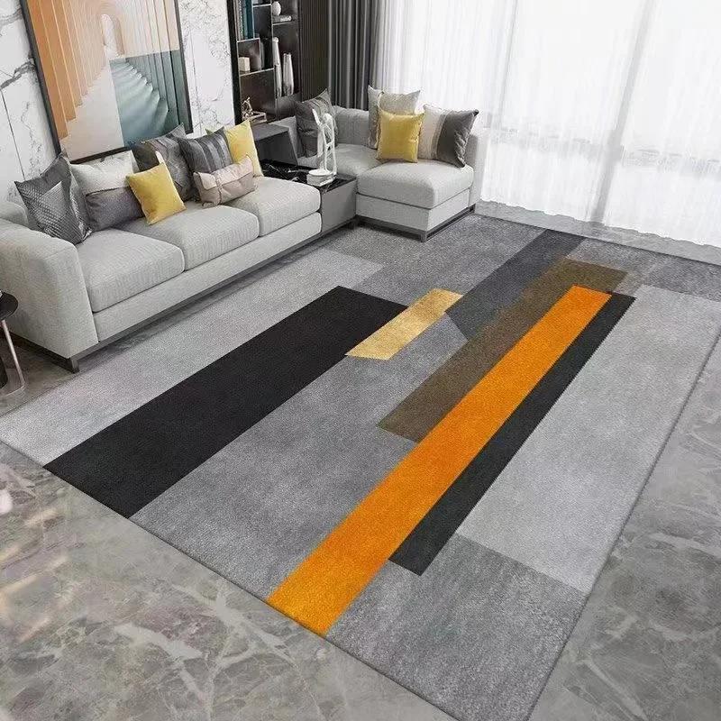 Basit Modern Halı Oturma Odası Kanepe Sehpa Mat Lüks yatak odası dekoru Ev Yumuşak Başlangıç ​​Mat Halılar Yatak Odası Büyük Halı