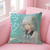 Wuthering Waves Jinhsi Cushion Cover Natural Linen Pillow Case DoubleSided Print Decorative Sofa Pillowcase Home Decor Gift