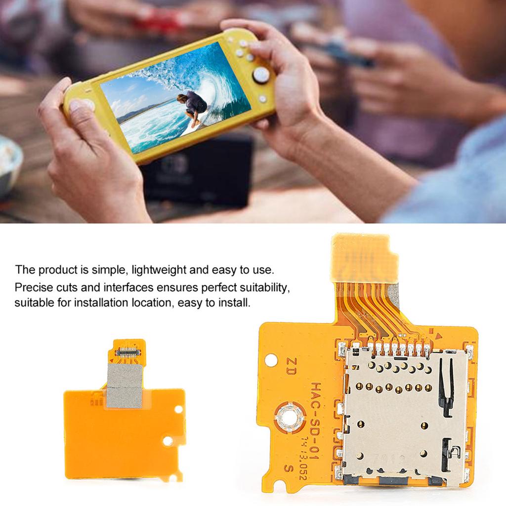 Replacement Memory Card Slot Memory Card Slot Replacement Part Memory Card Holder Card Card Reader for Host