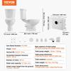 Macerating Toilet System with 700W Pump Upflush Toilet For Basement