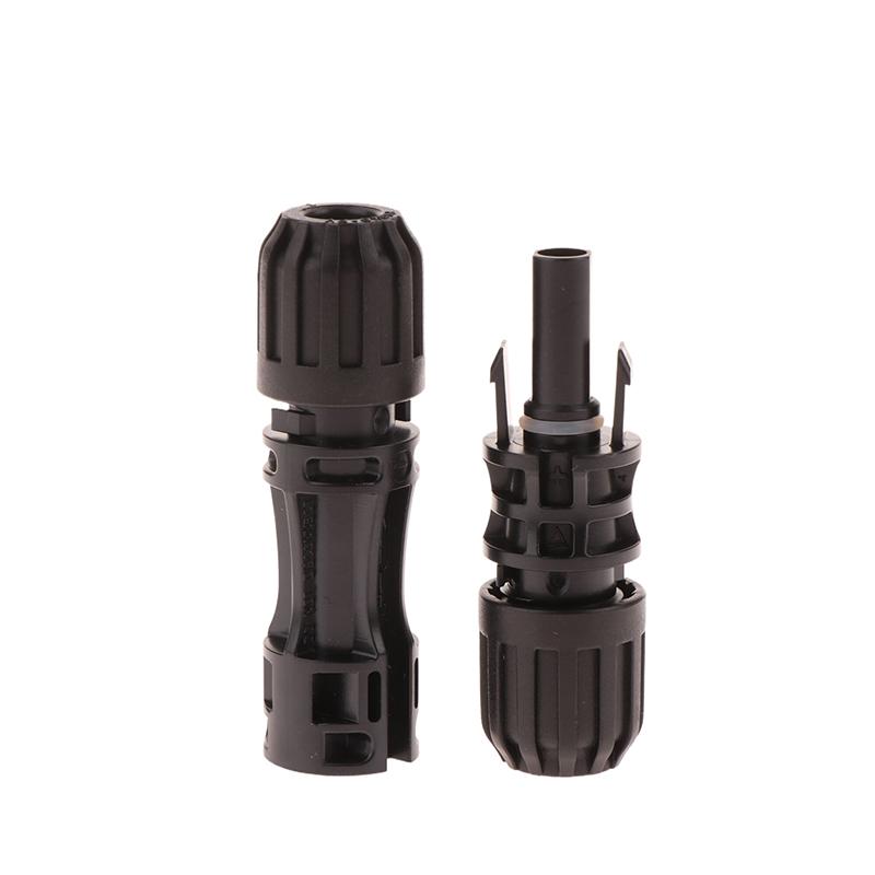Solar Connectors 30A 1500V Male/Female Ip68 Waterproof Solar Connectors Solar Panel Waterproof Plug Connectors