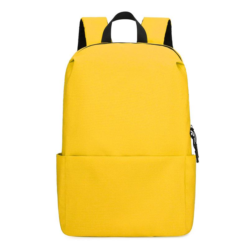 Backpack Candy Color Backpack Female and Male School Bag Travel Waterproof Computer Backpack