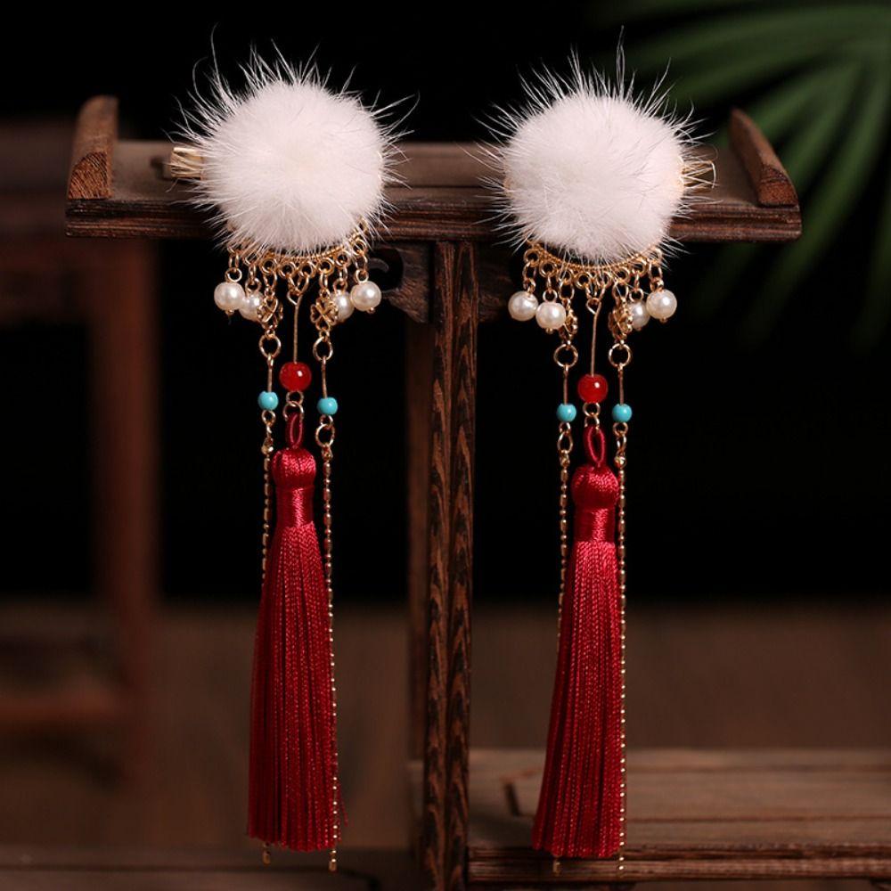 Pearl Ancient Hair Stick Chinese Style Hanfu Headwear Retro Tang Dynasty Hairpin  Hair Accessories