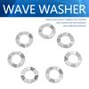 M8 50 buc Garnitură de șaibă ondulată din oțel inoxidabil Șaibe elastice Instrumente de blocare