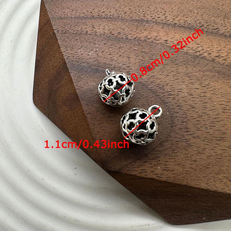 WTEMPO Small Decor Bells Jewelry Wind Chime Handicrafts Making Accessories Festival Christmas Tree Decorative Bells, No Sound Only Good for Ornament