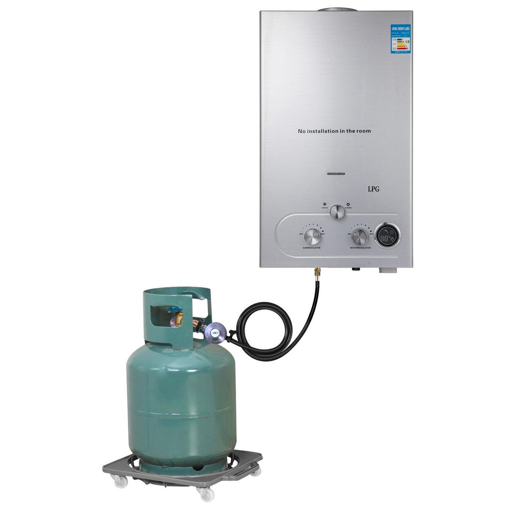 16L 5GPM Tankless Natural /Propane Gas Hot Water Heater Instant Boiler RV