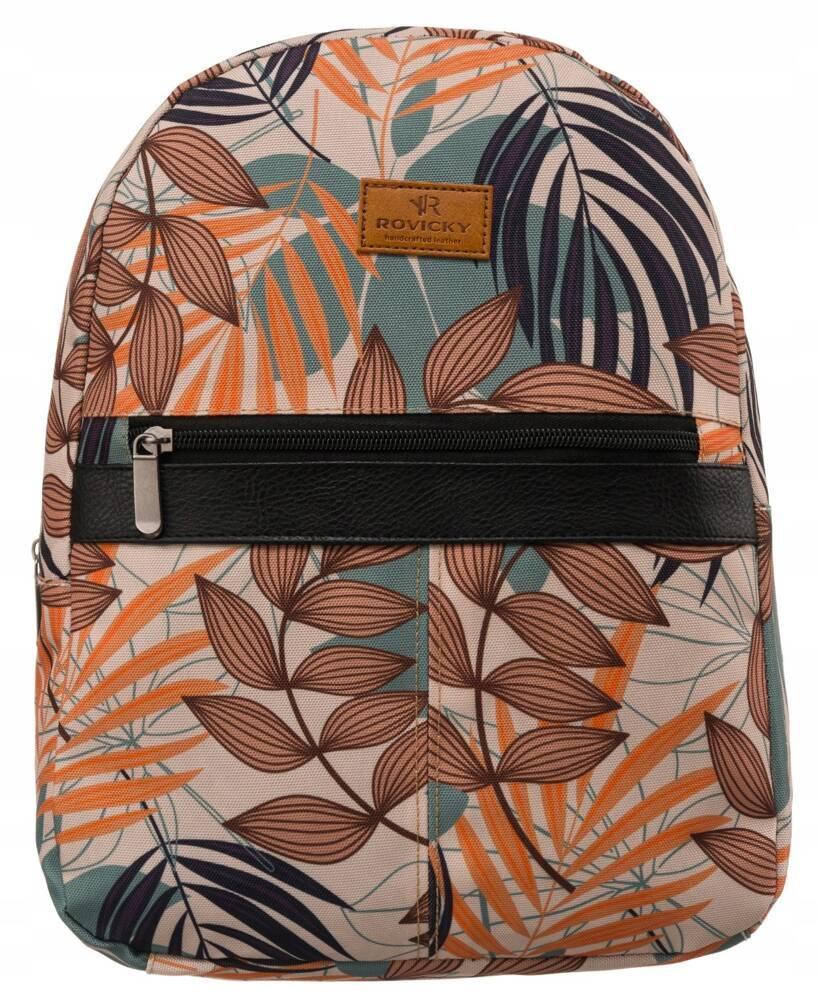 Gemusterter, urbaner Damenrucksack - Rovicky