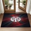Mainz FC Design Crystal Velvet Rug Soft Decorative Mat for Bedroom Entrance