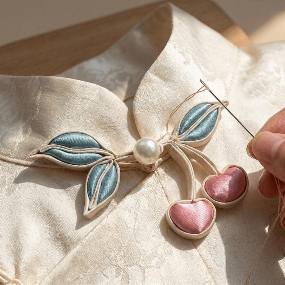 Pearl Buttons Cheongsam Buttons Classical Tang Suit Buttons Hanfu Decorative Buckle Clothing