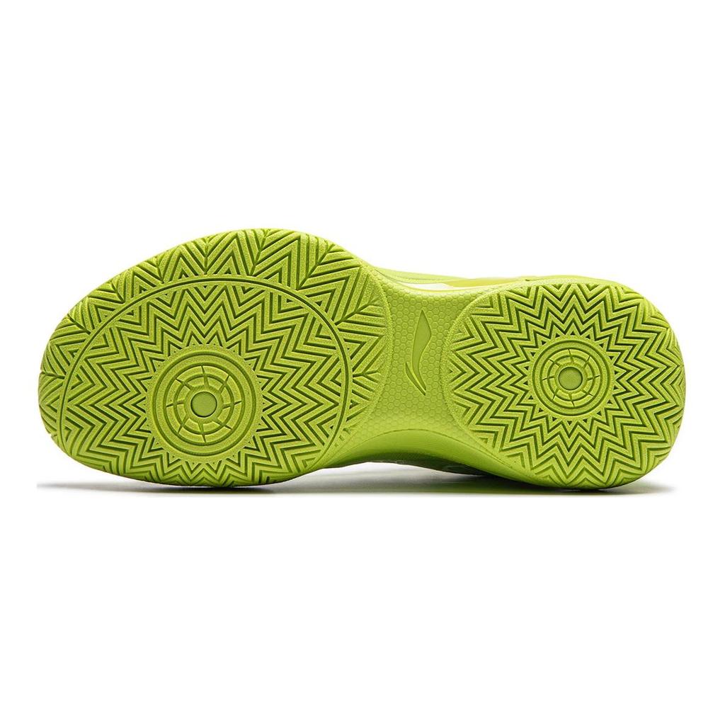 Li Ning YOUNG Fengying 2.0 LIGHT FOAM Platform Low top Children's Basketball Shoes Green Yellow YKBU072-5
