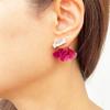 Crystal Wine Drop Earrings