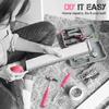 Manual Tool S18/19/20PCs Pink DIY Tool Kit with Electric Pen & CR-V Steel - Home Maintenance Hand Tools Set for Women & Car Care