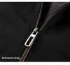 Men's Spring Stand Collar Business Jacket - Casual Zipper Cardigan for Middle-aged Dads.
