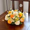 Japanese-Style Floral Art Dining and Bedside Table Arrangement