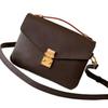 Guangzhou Retro Monogram Genuine Leather Women's Crossbody Messenger Bag