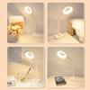 LED Smart Voice Control Night Light USB 5V Portable Table Reading Lamp Sound Sensor Beside Lighting Dimmable 3 Color Change