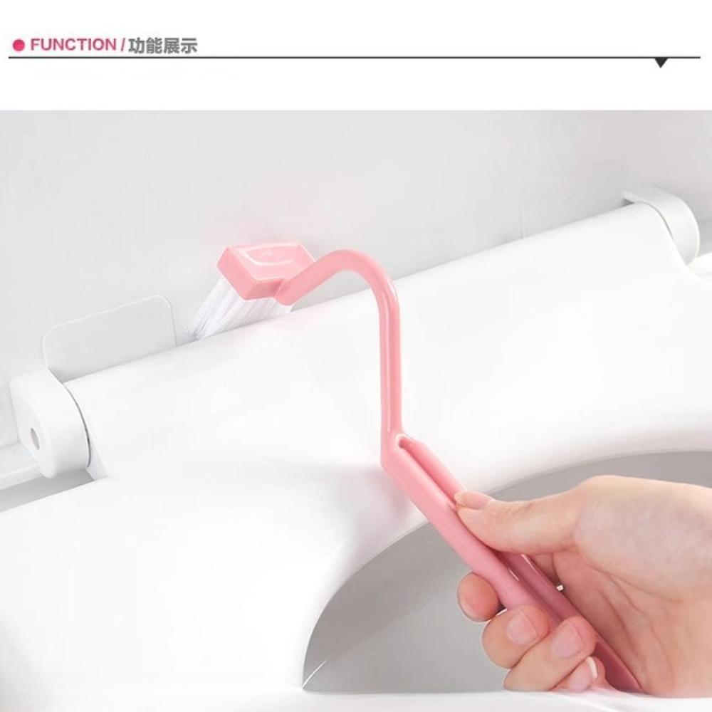 3PCS Curved Toilet Brush Long Handle Toilet Cleaning Brushes Household Deep Cleaning Tools Bathroom Accessories