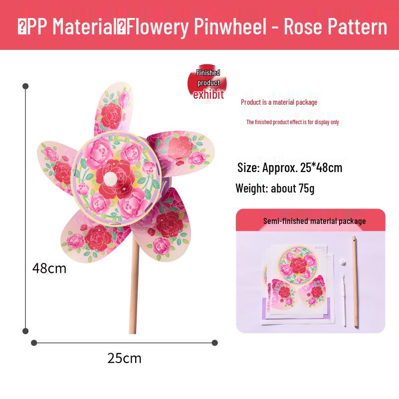 Spring DIY Children s Pinwheel Craft Kit
