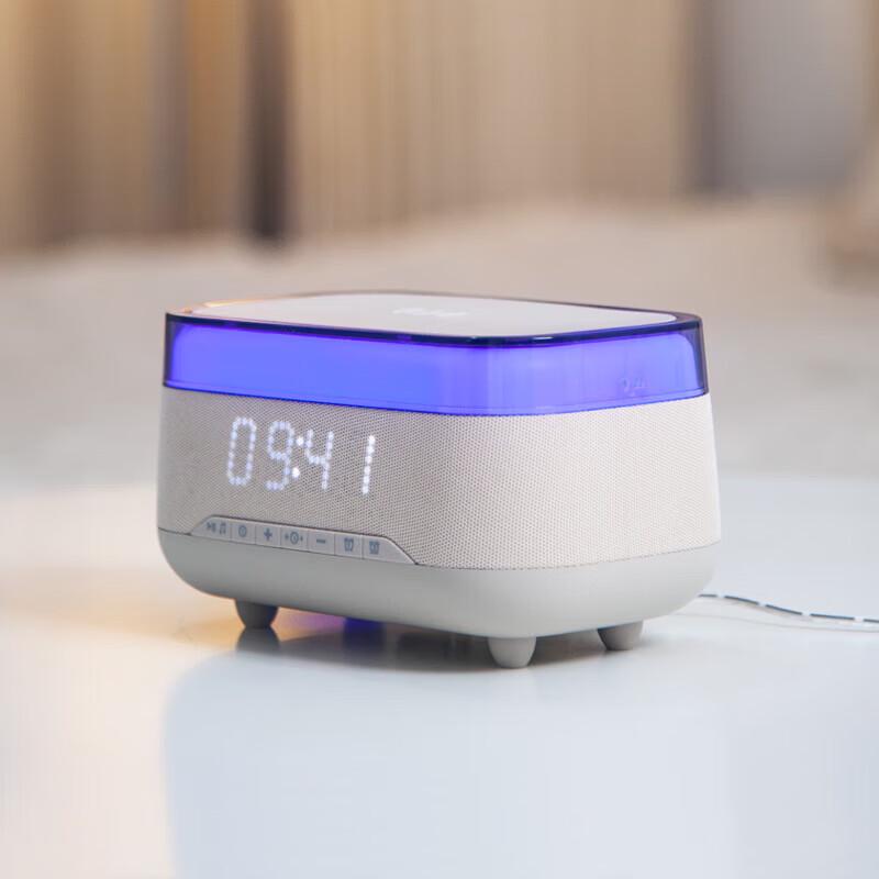 CW602 6-in-1 Multifunction Wireless Charger Bluetooth Speaker with Alarm CN plug (adapter included)