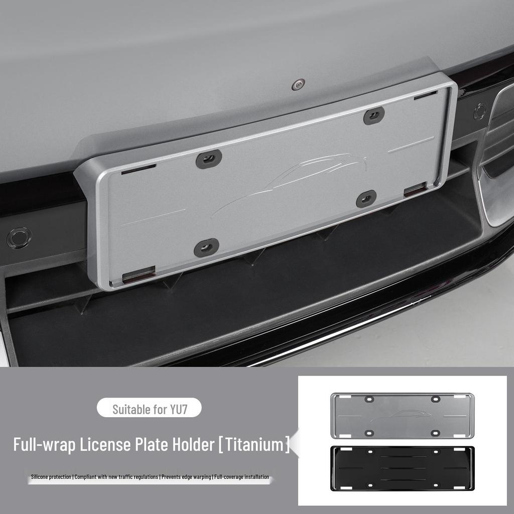 Fits Xiaomi YU7 License Plate Frames, Green Plates: New Traffic Regulation Protectors