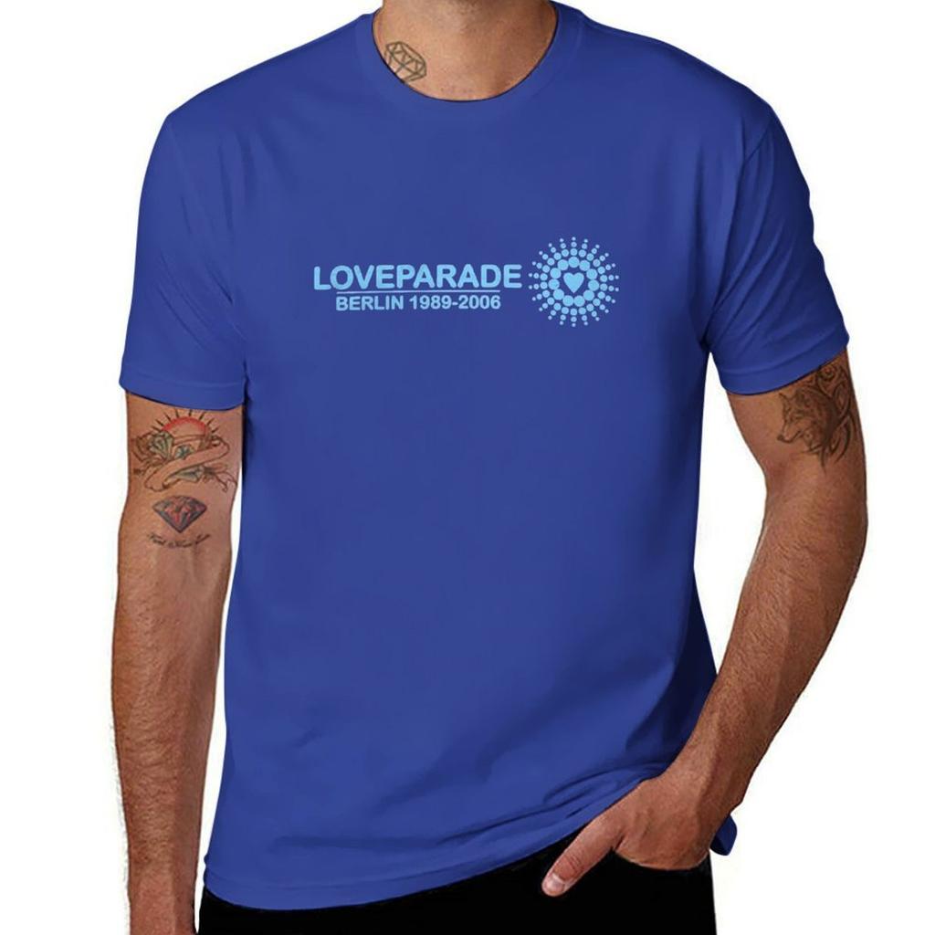 Loveparade Berlin T-Shirt Ästhetische Kleidung Sommerkleidung erhaben Herrenbekleidung