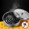 Stainless Steel Mosquito Coil Holder Anti-scalding Mosquito Coil Box Aromatherapy Tray  Outdoor