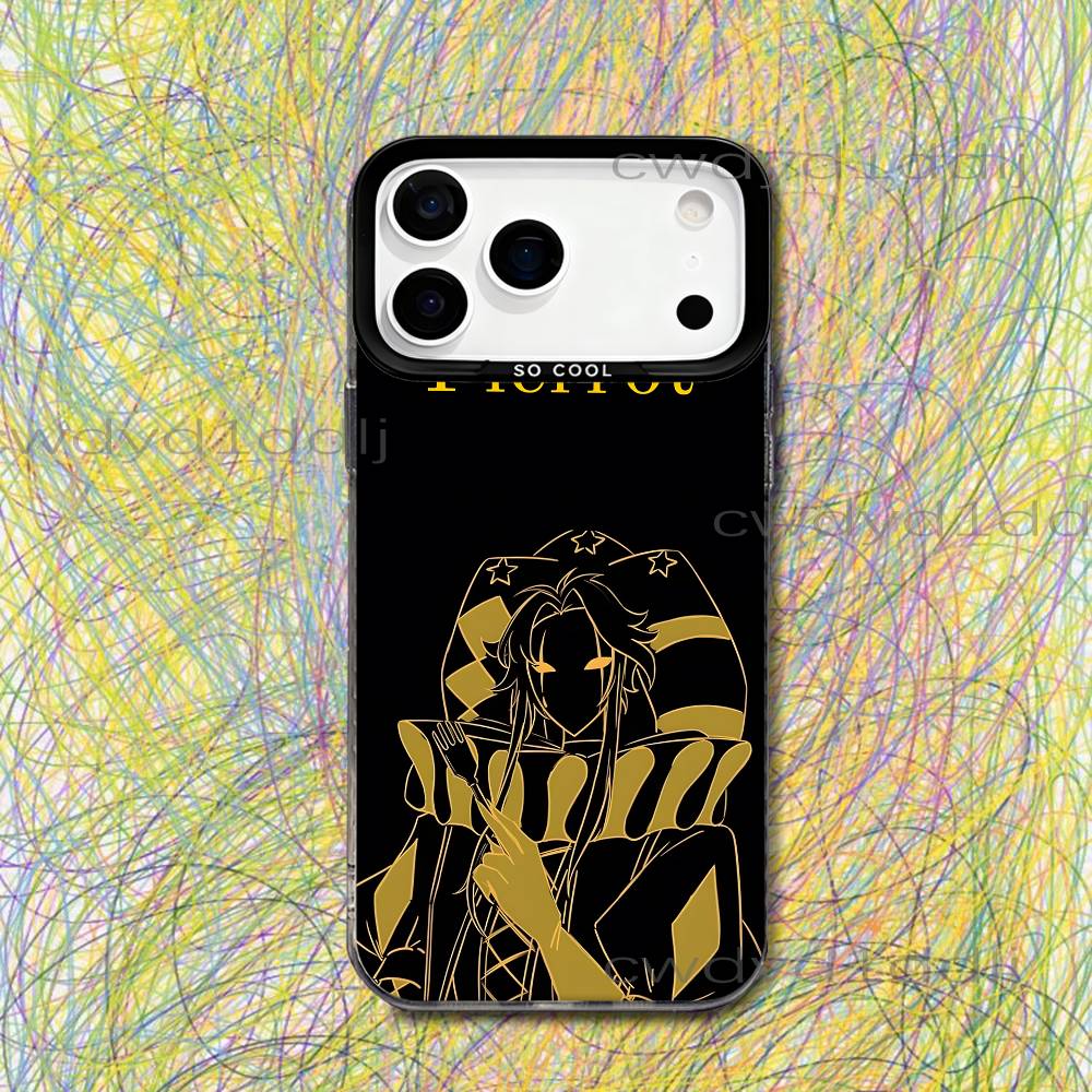 Die F-Freaks Zirkus Pierrot Handyhülle Für iPhone 17,16,15,14,13,12,X,8,Pro,Max,Plus,SE4,Air,Mini HD Schwarz IMD Matt