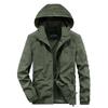 Spring and Autumn Jacket Men's Thin Casual Jacket Jacket Youth Loose Large Size Hooded Sports Jacket