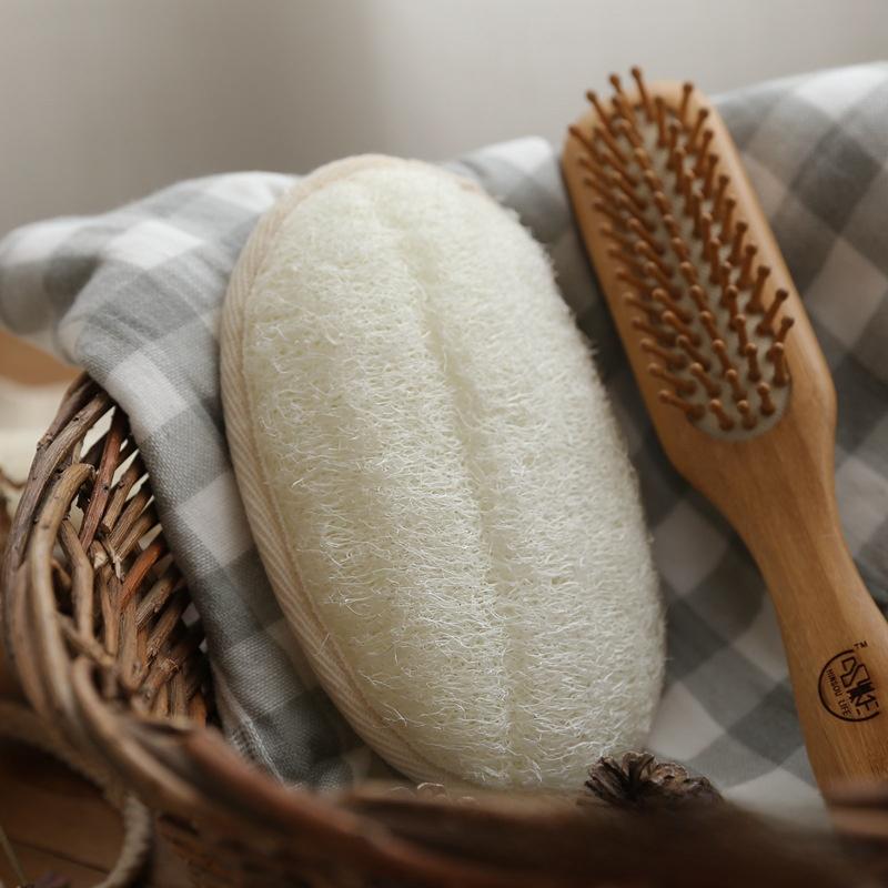 Exfoliating Back Scrubber Made From Flax Fiber A Traditional Back Scrubber And Exfoliating Brush